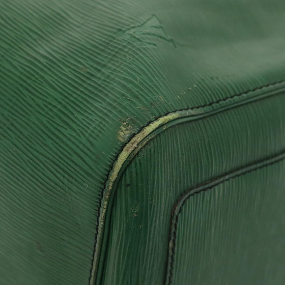 LOUIS VUITTON Epi Keepall 60 Boston Bag Green M42944 LV Auth 116657