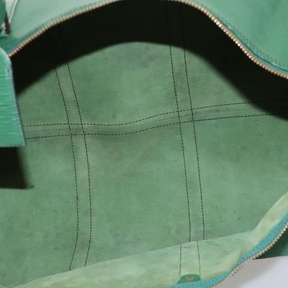 LOUIS VUITTON Epi Keepall 60 Boston Bag Green M42944 LV Auth 116657