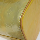 LOUIS VUITTON Monogram Vernis Houston Hand Bag Gris M91053 LV Auth 116663-16