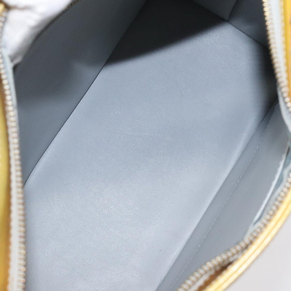 LOUIS VUITTON Monogram Vernis Houston Hand Bag Gris M91053 LV Auth 116663