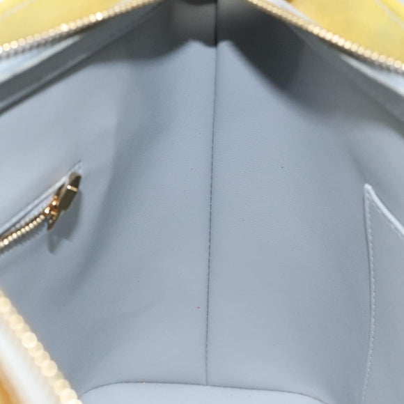 LOUIS VUITTON Monogram Vernis Houston Hand Bag Gris M91053 LV Auth 116663