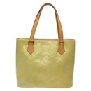 LOUIS VUITTON Monogram Vernis Houston Hand Bag Gris M91053 LV Auth 116663-2