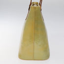 LOUIS VUITTON Monogram Vernis Houston Hand Bag Gris M91053 LV Auth 116663-4