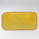 LOUIS VUITTON Monogram Vernis Houston Hand Bag Gris M91053 LV Auth 116663-5