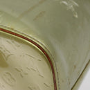 LOUIS VUITTON Monogram Vernis Houston Hand Bag Gris M91053 LV Auth 116665-16