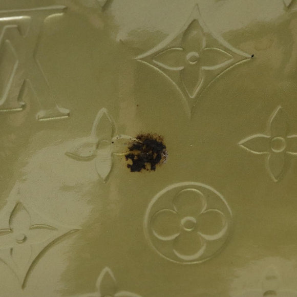 LOUIS VUITTON Monogram Vernis Houston Hand Bag Gris M91053 LV Auth 116665