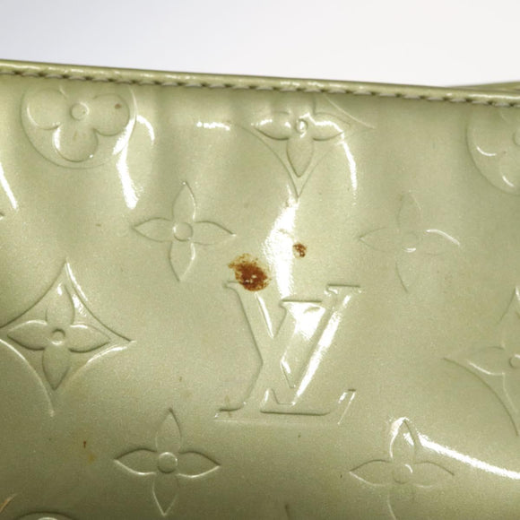 LOUIS VUITTON Monogram Vernis Houston Hand Bag Gris M91053 LV Auth 116665