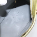 LOUIS VUITTON Monogram Vernis Houston Hand Bag Gris M91053 LV Auth 116665-11