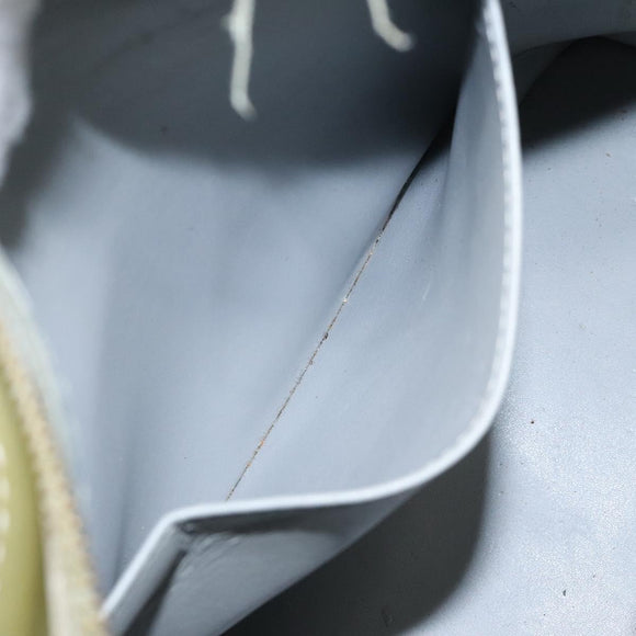 LOUIS VUITTON Monogram Vernis Houston Hand Bag Gris M91053 LV Auth 116665