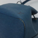 LOUIS VUITTON Epi Petit Noe Shoulder Bag Blue M44105 LV Auth 116679-9