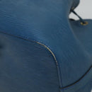 LOUIS VUITTON Epi Petit Noe Shoulder Bag Blue M44105 LV Auth 116679-15