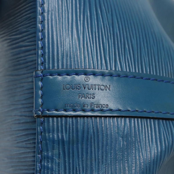 LOUIS VUITTON Epi Petit Noe Shoulder Bag Blue M44105 LV Auth 116679