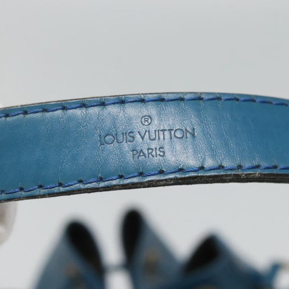 LOUIS VUITTON Epi Petit Noe Shoulder Bag Blue M44105 LV Auth 116679