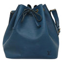 LOUIS VUITTON Epi Petit Noe Shoulder Bag Blue M44105 LV Auth 116679-13