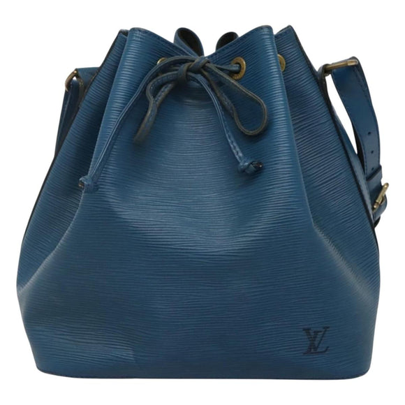 LOUIS VUITTON Epi Petit Noe Shoulder Bag Blue M44105 LV Auth 116679