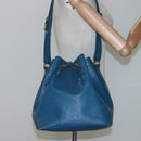 LOUIS VUITTON Epi Petit Noe Shoulder Bag Blue M44105 LV Auth 116679-21
