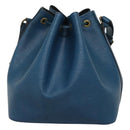 LOUIS VUITTON Epi Petit Noe Shoulder Bag Blue M44105 LV Auth 116679-2