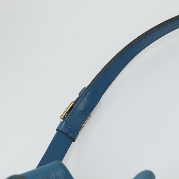 LOUIS VUITTON Epi Petit Noe Shoulder Bag Blue M44105 LV Auth 116679