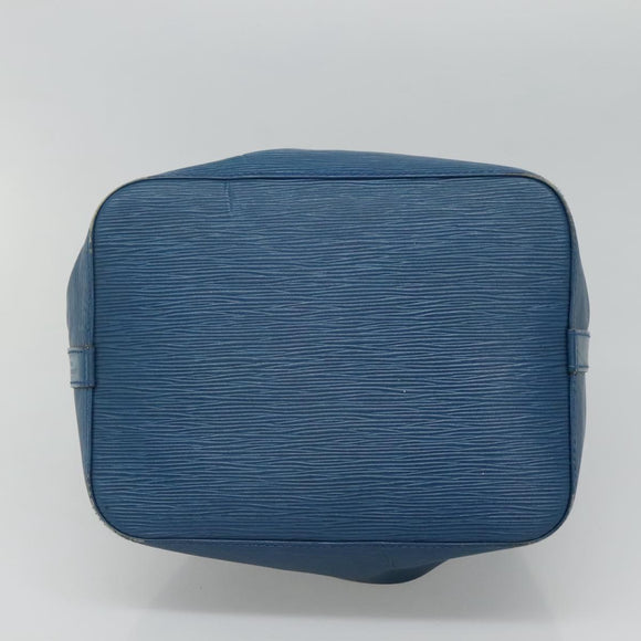LOUIS VUITTON Epi Petit Noe Shoulder Bag Blue M44105 LV Auth 116679