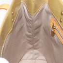 LOUIS VUITTON Monogram Vernis Reade MM Hand Bag Beige M91141 LV Auth 116687-19