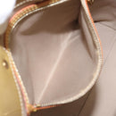 LOUIS VUITTON Monogram Vernis Reade MM Hand Bag Beige M91141 LV Auth 116687-20