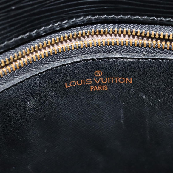 LOUIS VUITTON Epi Saint Cloud GM Shoulder Bag Black Noir M52192 LV Auth 116688