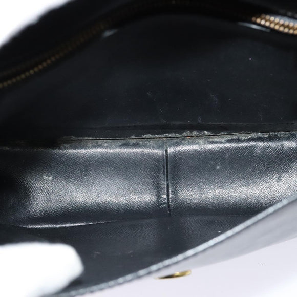 LOUIS VUITTON Epi Saint Cloud GM Shoulder Bag Black Noir M52192 LV Auth 116688