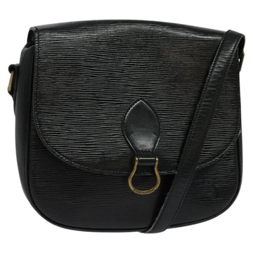 LOUIS VUITTON Epi Saint Cloud GM Shoulder Bag Black Noir M52192 LV Auth 116688