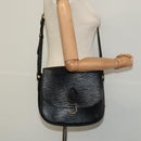 LOUIS VUITTON Epi Saint Cloud GM Shoulder Bag Black Noir M52192 LV Auth 116688-22