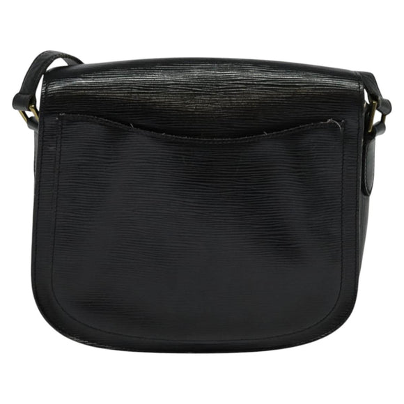 LOUIS VUITTON Epi Saint Cloud GM Shoulder Bag Black Noir M52192 LV Auth 116688