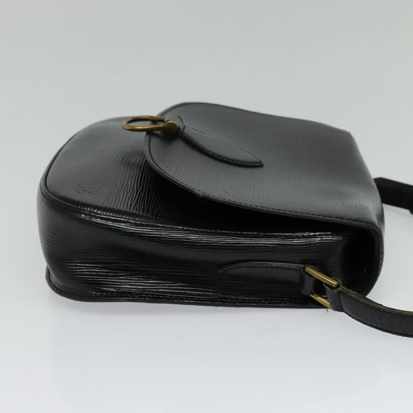 LOUIS VUITTON Epi Saint Cloud GM Shoulder Bag Black Noir M52192 LV Auth 116688