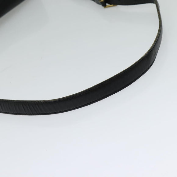 LOUIS VUITTON Epi Saint Cloud GM Shoulder Bag Black Noir M52192 LV Auth 116688