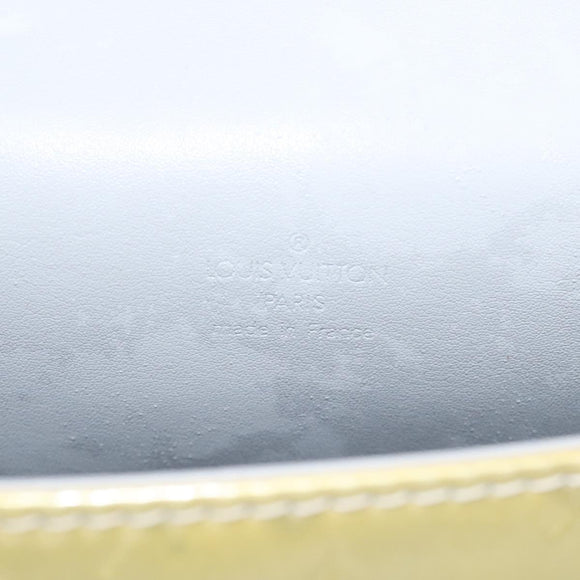 LOUIS VUITTON Monogram Vernis Spring Street Hand Bag Gris M91029 LV Auth 116696