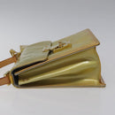 LOUIS VUITTON Monogram Vernis Spring Street Hand Bag Gris M91029 LV Auth 116696-4