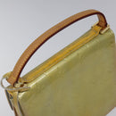 LOUIS VUITTON Monogram Vernis Spring Street Hand Bag Gris M91029 LV Auth 116696-6