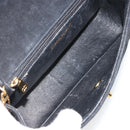 CHANEL Matelasse 20 Chain Shoulder Bag Suede Black Gold CC Auth 116698-11