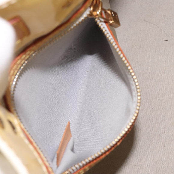 LOUIS VUITTON Monogram Vernis Reade PM Hand Bag Perle M91336 LV Auth 116705