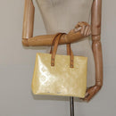 LOUIS VUITTON Monogram Vernis Reade PM Hand Bag Perle M91336 LV Auth 116705-21