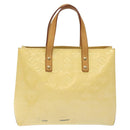 LOUIS VUITTON Monogram Vernis Reade PM Hand Bag Perle M91336 LV Auth 116705-13