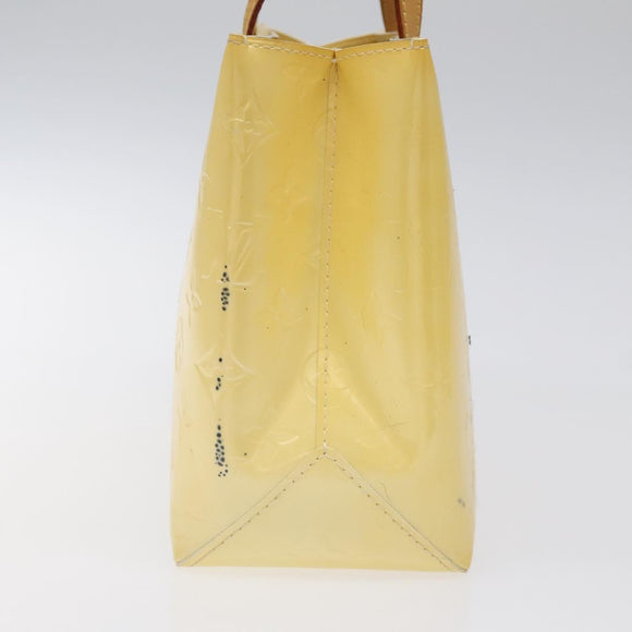 LOUIS VUITTON Monogram Vernis Reade PM Hand Bag Perle M91336 LV Auth 116705