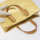 LOUIS VUITTON Monogram Vernis Reade PM Hand Bag Perle M91336 LV Auth 116705-6