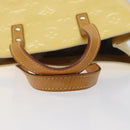 LOUIS VUITTON Monogram Vernis Reade PM Hand Bag Perle M91336 LV Auth 116705-7