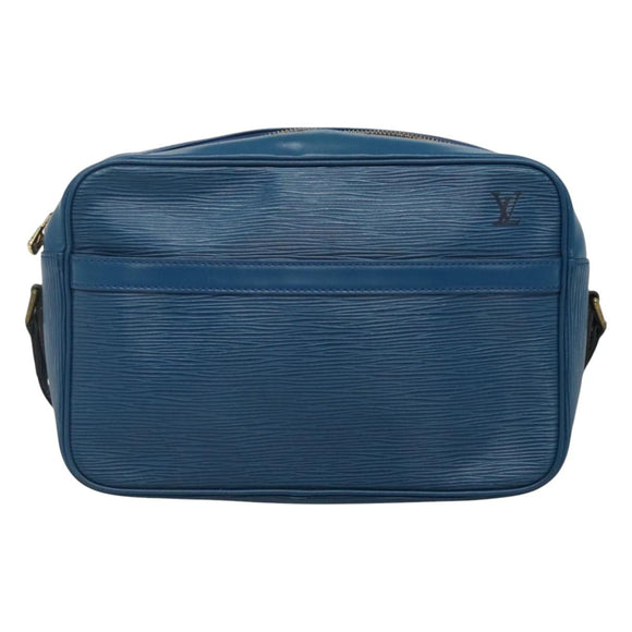 LOUIS VUITTON Epi Trocadero 27 Shoulder Bag Blue M52315 LV Auth 116708