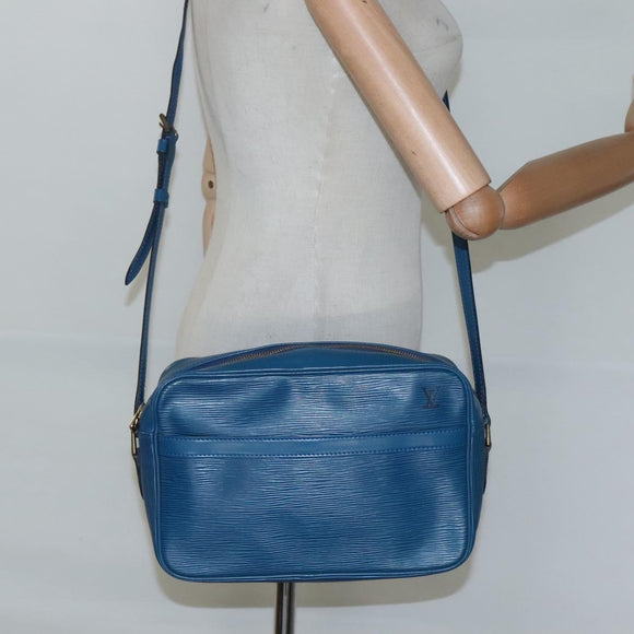LOUIS VUITTON Epi Trocadero 27 Shoulder Bag Blue M52315 LV Auth 116708