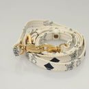 MCM Vicetos Logogram Hand Bag PVC Leather 2way White Auth 116709-20