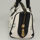 MCM Vicetos Logogram Hand Bag PVC Leather 2way White Auth 116709-4