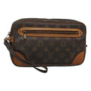 LOUIS VUITTON Monogram Marly Dragonne GM Clutch Bag M51825 LV Auth 116712-1