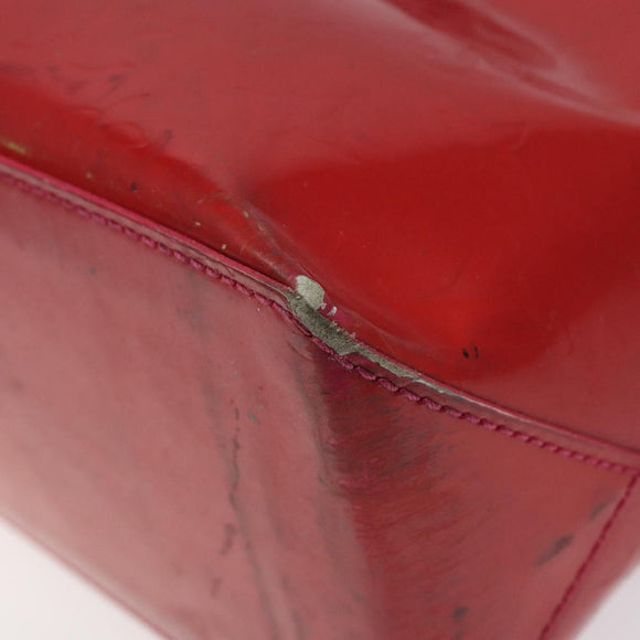 LOUIS VUITTON Monogram Vernis Wilshire PM Hand Bag Rose Pop M93643 Auth 116728