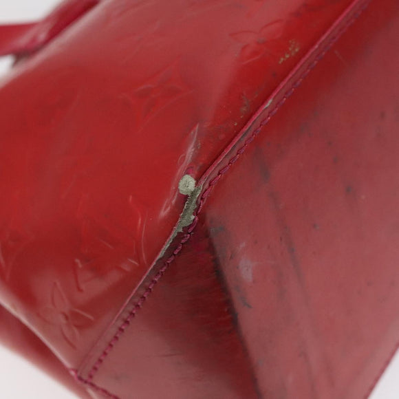 LOUIS VUITTON Monogram Vernis Wilshire PM Hand Bag Rose Pop M93643 Auth 116728