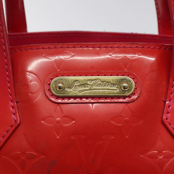 LOUIS VUITTON Monogram Vernis Wilshire PM Hand Bag Rose Pop M93643 Auth 116728